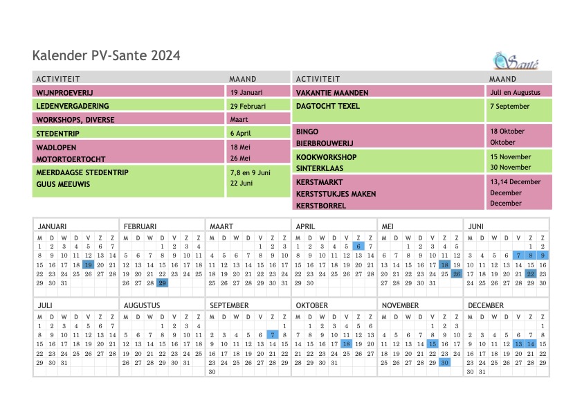Vooruitblik programma 2024